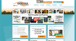 Desktop Screenshot of identisul.com.br